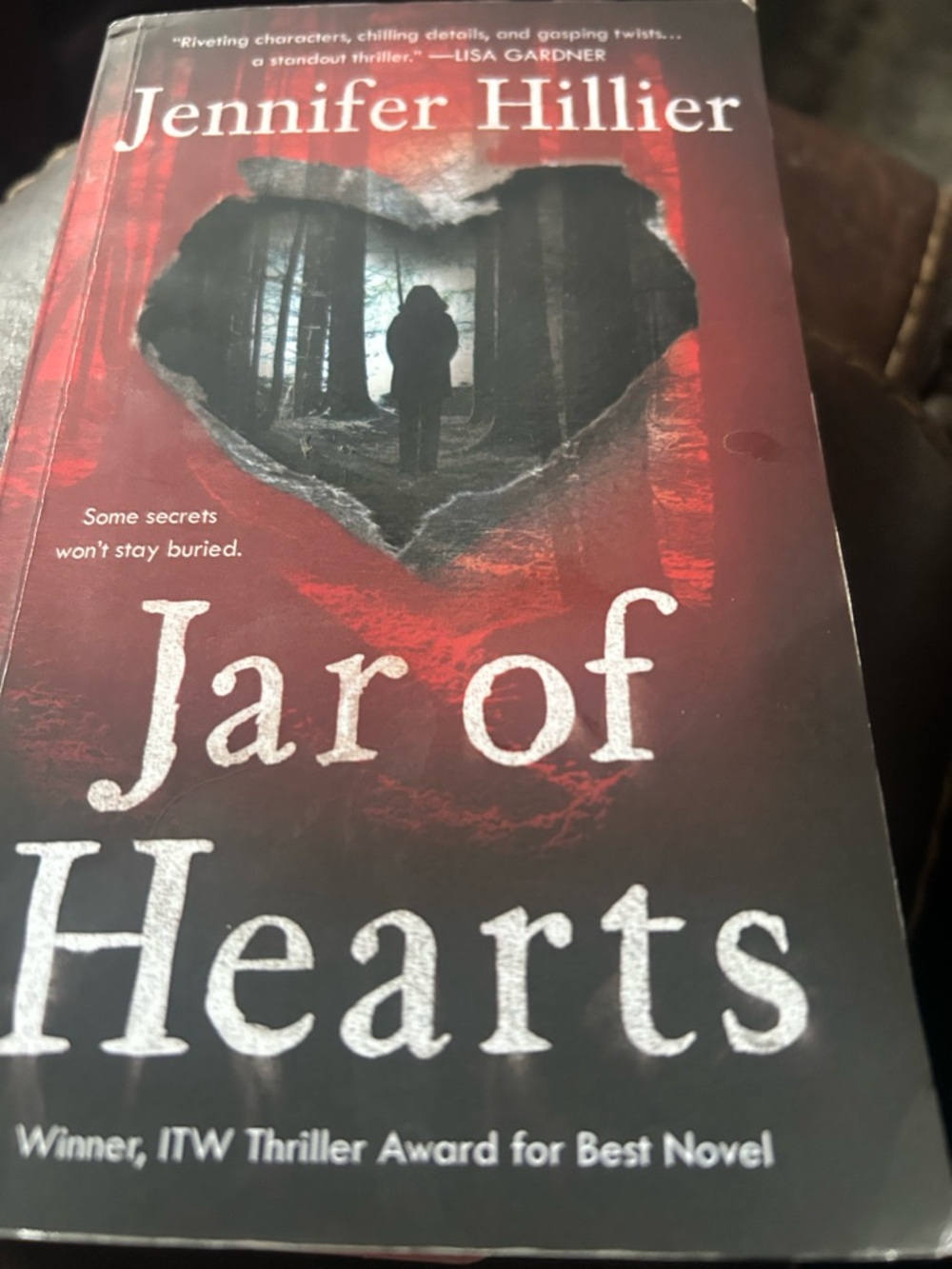 "Jar of Hearts" Paperback Book - Red Cover